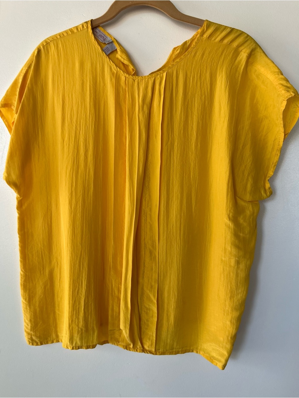 Vintage Laura & Jayne Yellow Blouse Top
